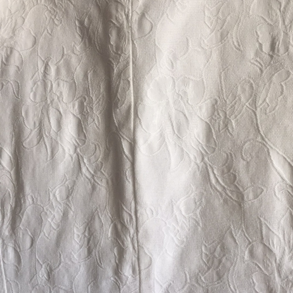 Express Design Studio White Slv Texture Embossed … - image 6